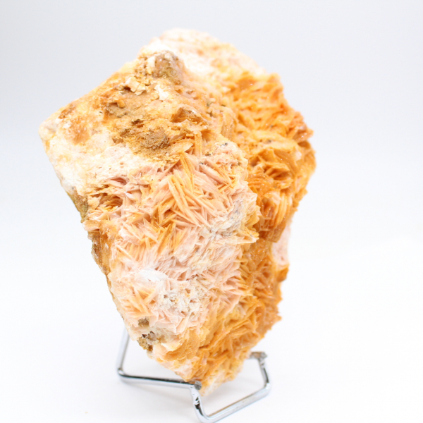 Specimen of orange barite from Morocco in crystals