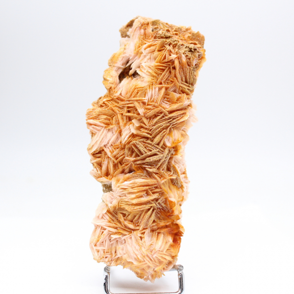 Moroccan orange barite in natural crystallization