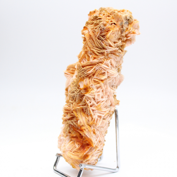 Moroccan orange barite in natural crystallization