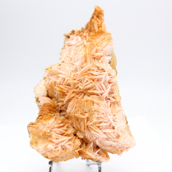 Orange barite from Morocco, crystallized specimen