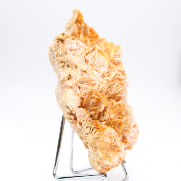 Orange barite from Morocco, crystallized specimen