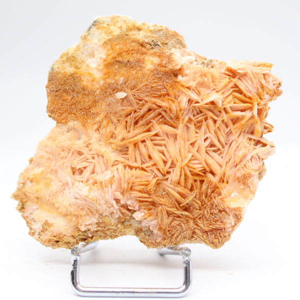 Collectible Moroccan orange barite crystals