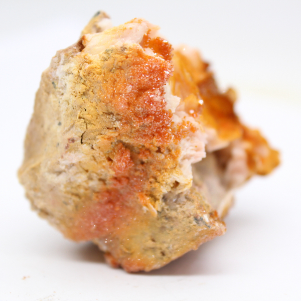 Small specimen of orange barite from Morocco