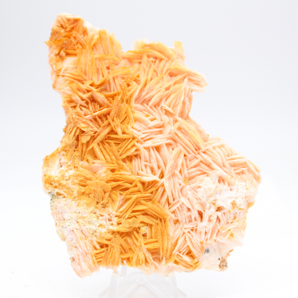 Moroccan orange barite with light crystals