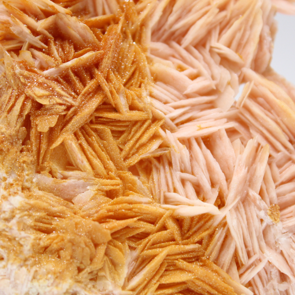 Moroccan orange barite with light crystals