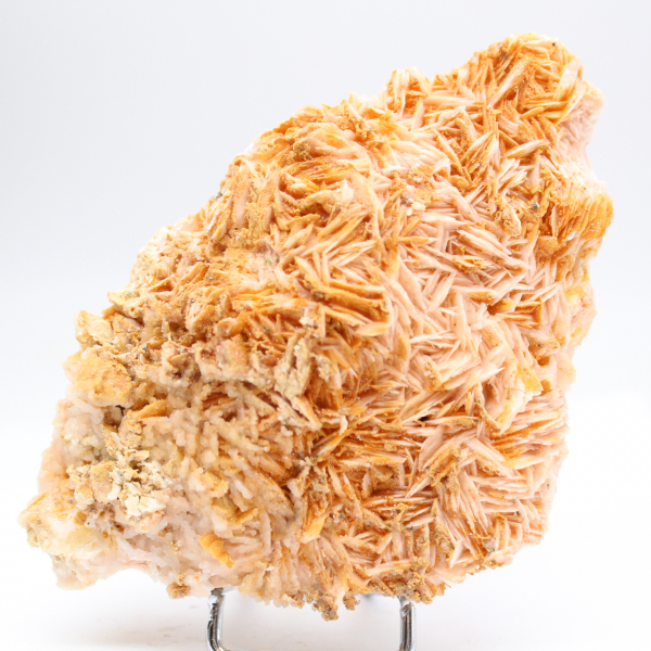 Orange barite from Morocco, authentic crystallization