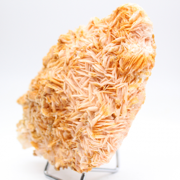 Orange barite from Morocco, authentic crystallization