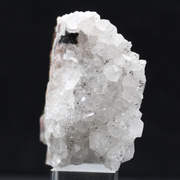 Raw quartz from Morocco, crystals with goethite inclusions