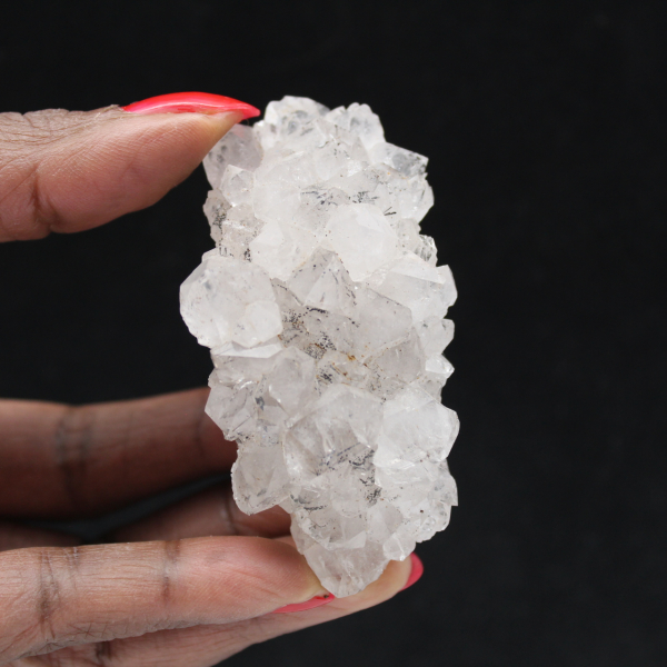 Goethite Quartz, Mini collectible druse from Morocco, 85g