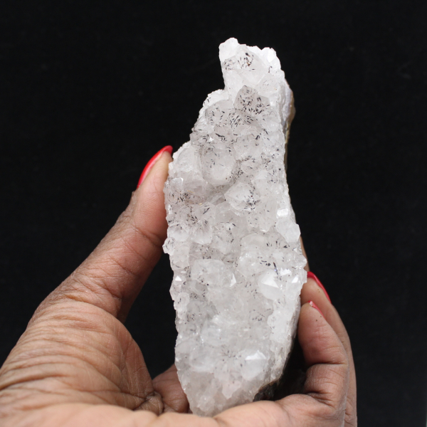 Goethite Quartz Crystals, Raw Natural Rock, Morocco