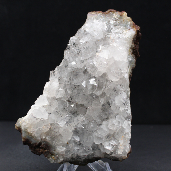 Quartz crystals with goethite inclusions, Morocco, Mineral Collection