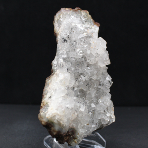 Quartz crystals with goethite inclusions, Morocco, Mineral Collection