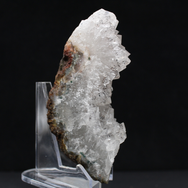 Raw quartz with goethite inclusions, collector's rock