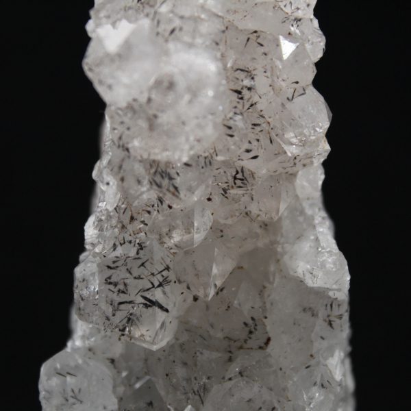 Raw quartz with goethite inclusions, collector's rock