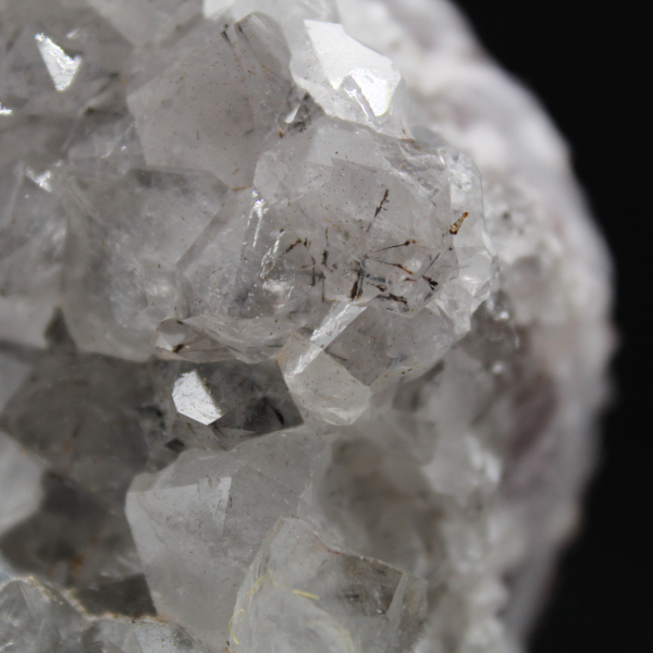 Quartz Geode with Goethite Inclusions, Moroccan Mineral Rock