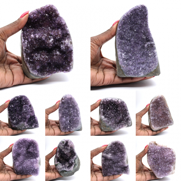 Amethyst Druse of Brilliance – Natural Stone Collection
