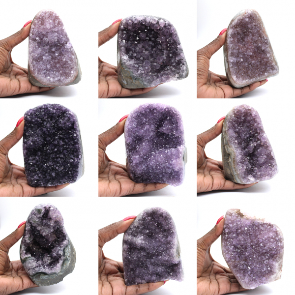 Amethyst Druse of Brilliance – Natural Stone Collection