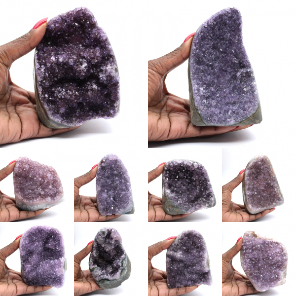 Amethyst Druse of Brilliance – Natural Stone Collection