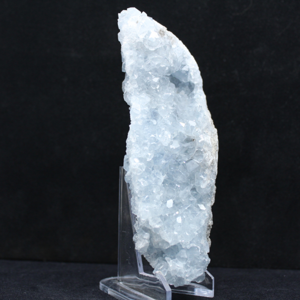 Celestite from Madagascar: Blue Crystal Geode