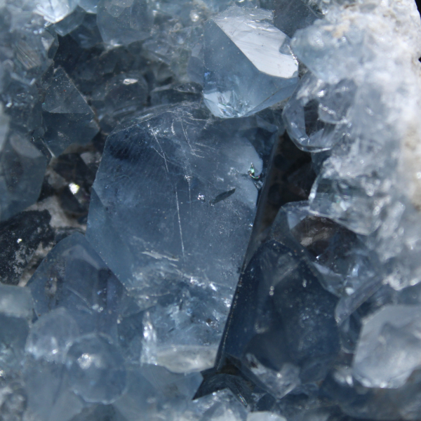 Crystallized Celestine - Madagascar Collector's Item