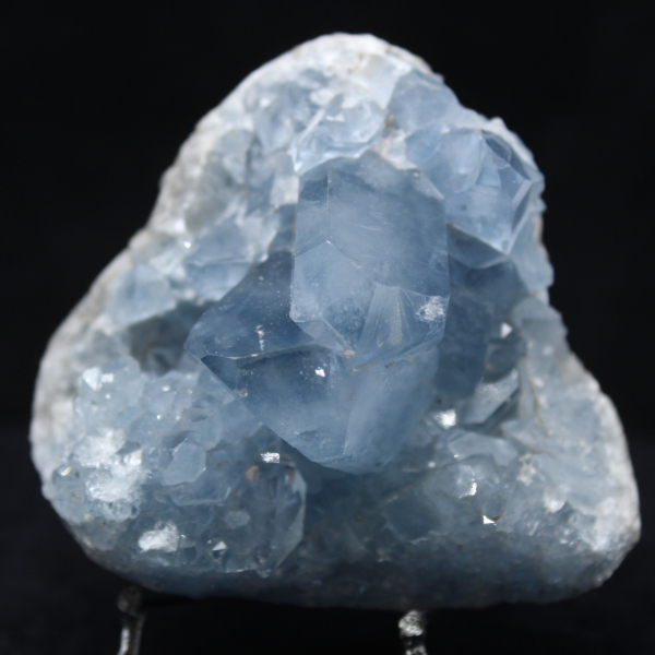 Celestine from Madagascar: Druse and Raw Crystals