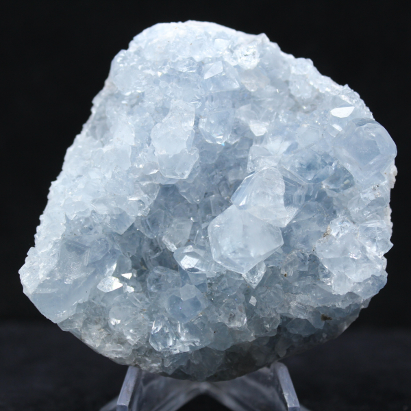 Celestine from Madagascar: Druse and Cluster of Crystals