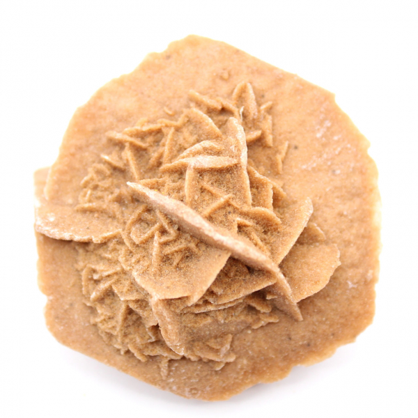 Small Desert Rose of Morocco: natural geological fragment