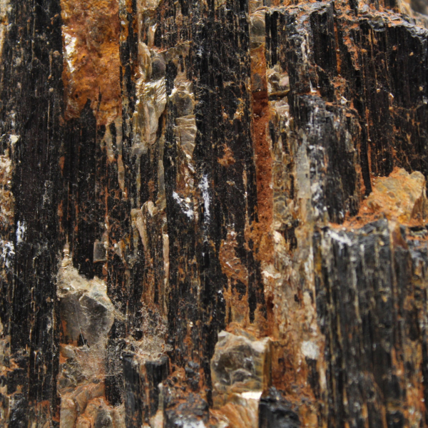 Black Tourmaline from Madagascar - Rough Compact Crystal