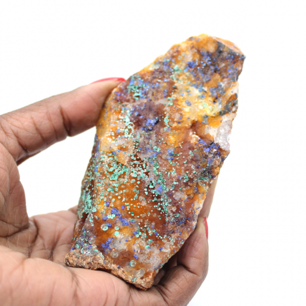 Two-tone Raw Azurite Malachite