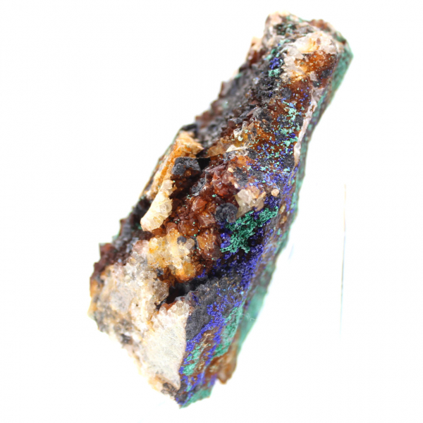 Mixed Azurite and Malachite Crystals