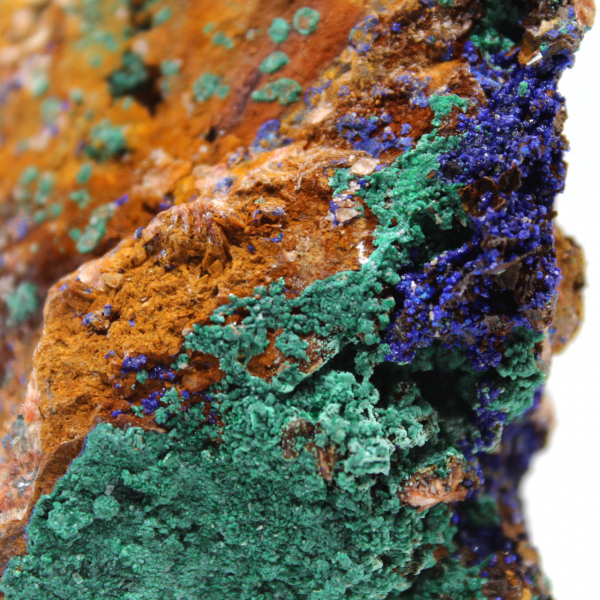 Natural Azurite and Malachite Duo