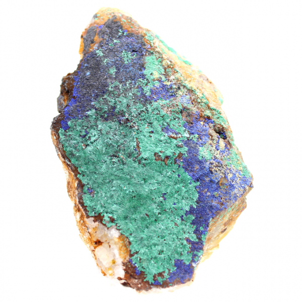 Raw mineral Azurite Malachite