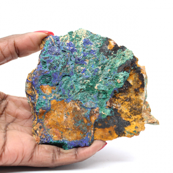 Mineral Malachite Azurite Morocco