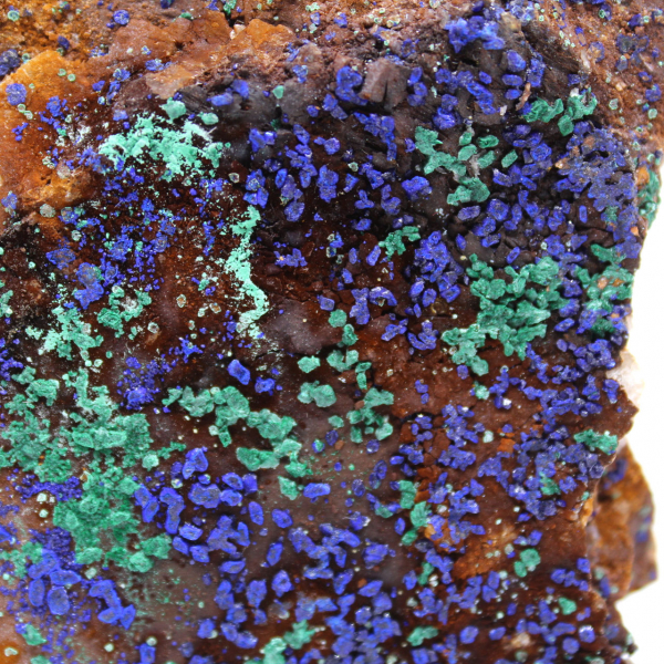 Mixed crystals Azurite Malachite