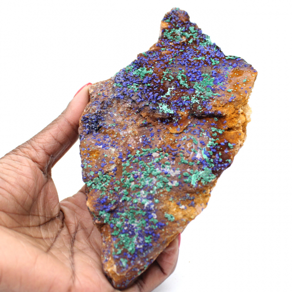 Mixed crystals Azurite Malachite