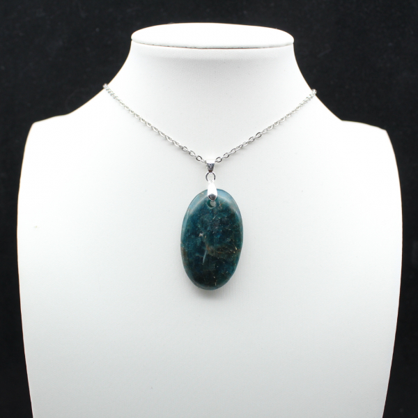 Blue Apatite Pendant from Madagascar - Natural Stone