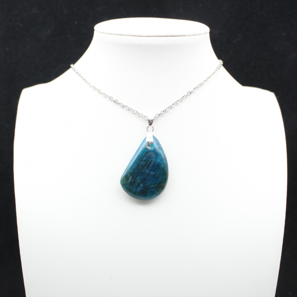 Blue Green Apatite Pendant - Authentic from Madagascar