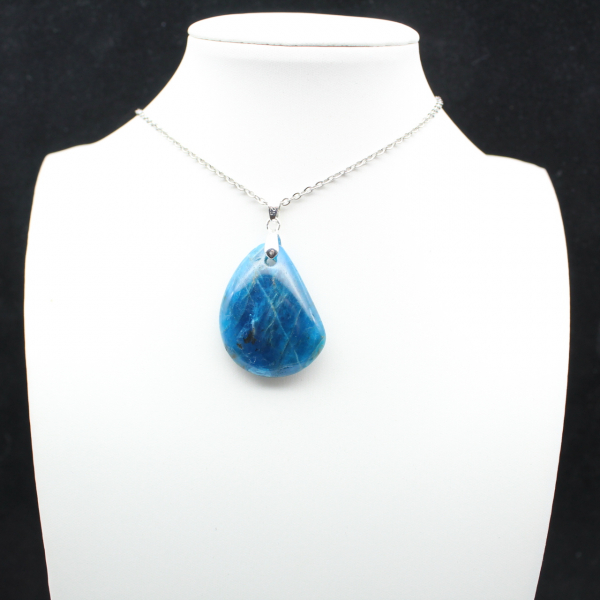 Large Apatite Pendant from Madagascar - Mineralogy Collectible