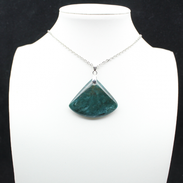 Madagascar Blue Apatite Pendant - Vitreous Luster