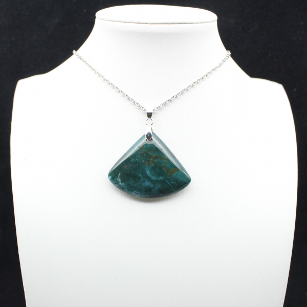 Madagascar Blue Apatite Pendant - Vitreous Luster