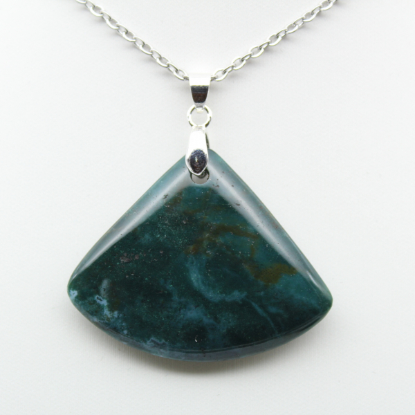 Madagascar Blue Apatite Pendant - Vitreous Luster