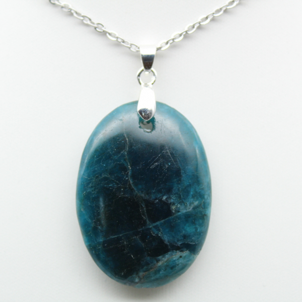 Madagascar Apatite Pendant - Dense Natural Crystal