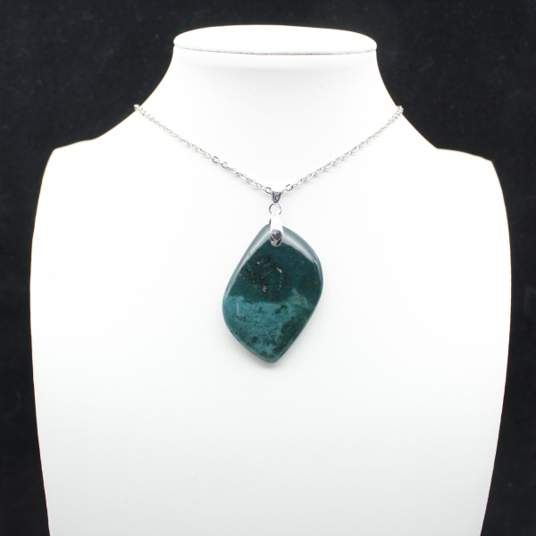 Green Jasper Pendant from Madagascar - Natural Mineral
