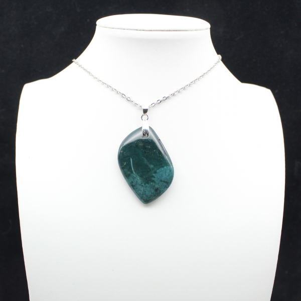 Green Jasper Pendant from Madagascar - Natural Mineral