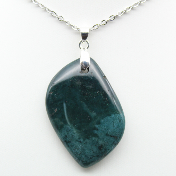 Green Jasper Pendant from Madagascar - Natural Mineral