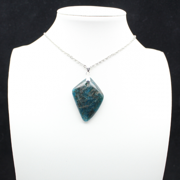 Madagascar Blue Apatite Pendant - High-Quality Specimen