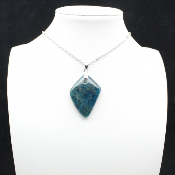 Madagascar Blue Apatite Pendant - High-Quality Specimen