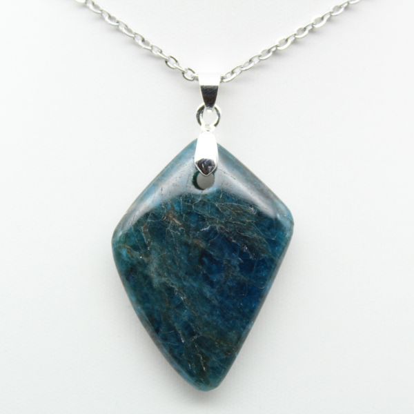 Madagascar Blue Apatite Pendant - High-Quality Specimen