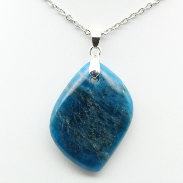 Madagascar Apatite Pendant - Blue Gem for Collectors