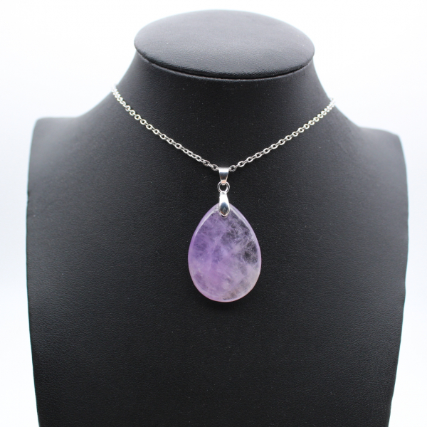Madagascar Amethyst Pendant - Genuine Gemstone Jewelry